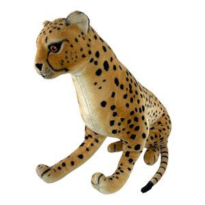 Melissa & Doug Lifelike Giant Cheetah Plush Stuffed Animal 31" Tall Kids Toy